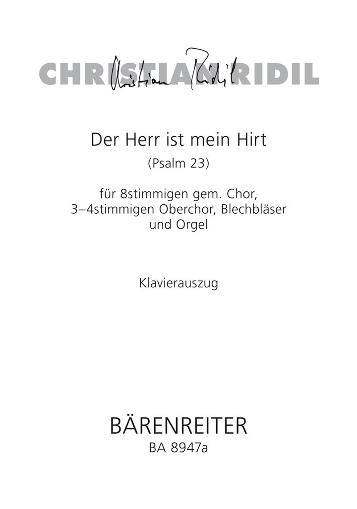 Der Herr ist mein Hirt
